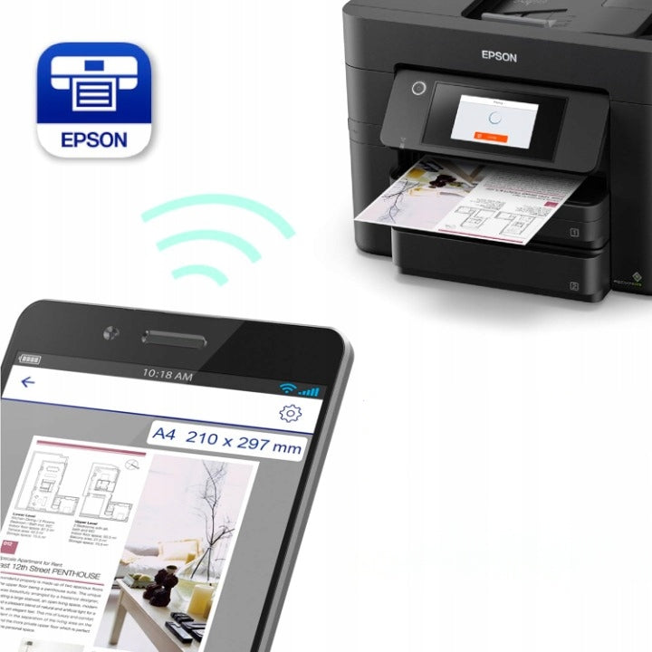 Epson WorkForce Pro WF-4830DTWF A4 WiFi Duplex ADF FAX Inkjet Printer Packaging status original