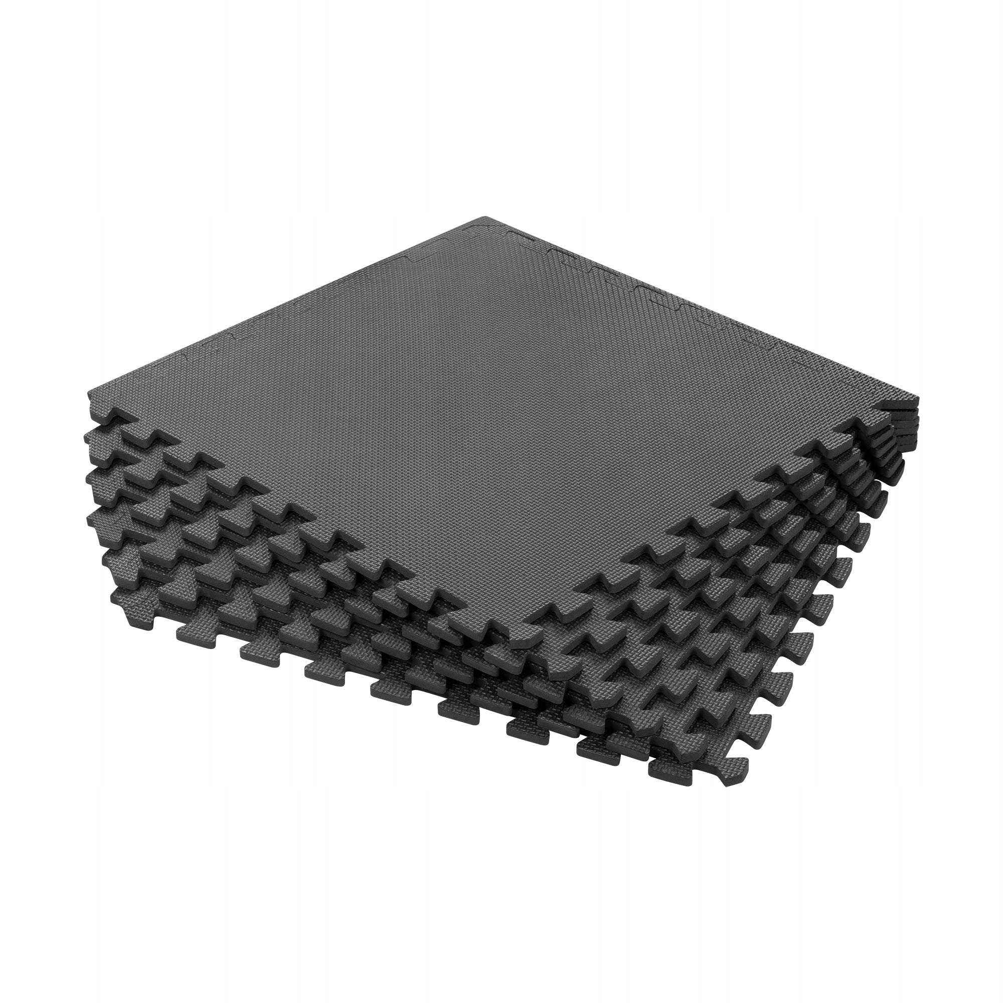Equipment mat Rebel puzzle 180x120 cm black 6 pcs. + 12 edging