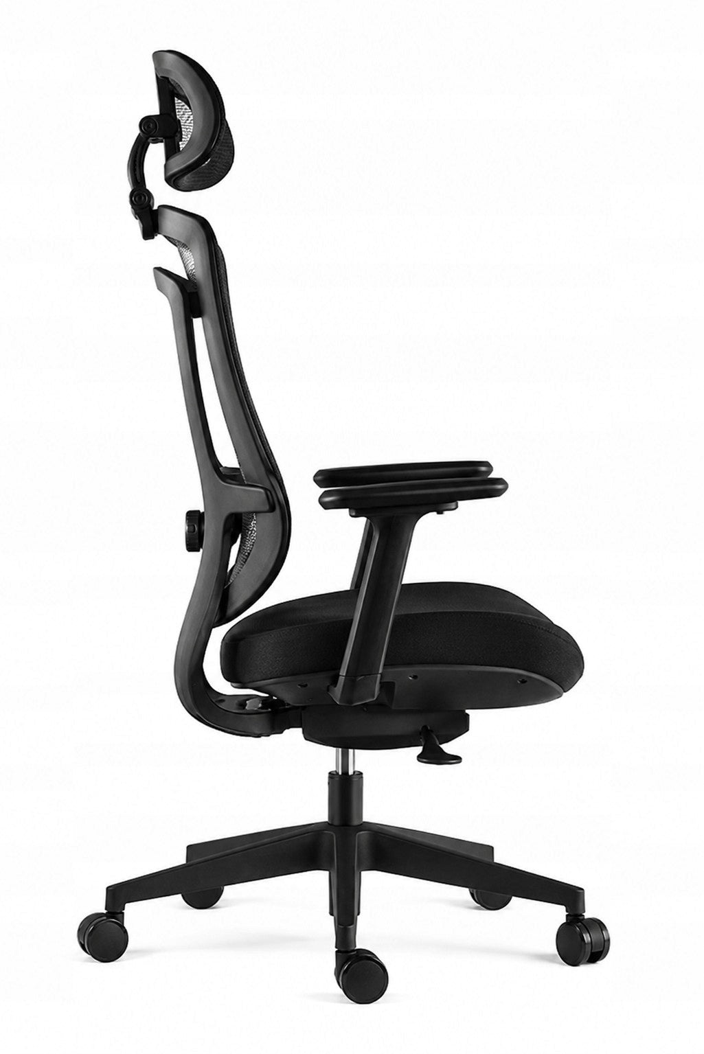 Ergoflex swivel chair black fabric/mesh ergonomics MEETS HEALTH AND SAFETY REQUIREMENTS