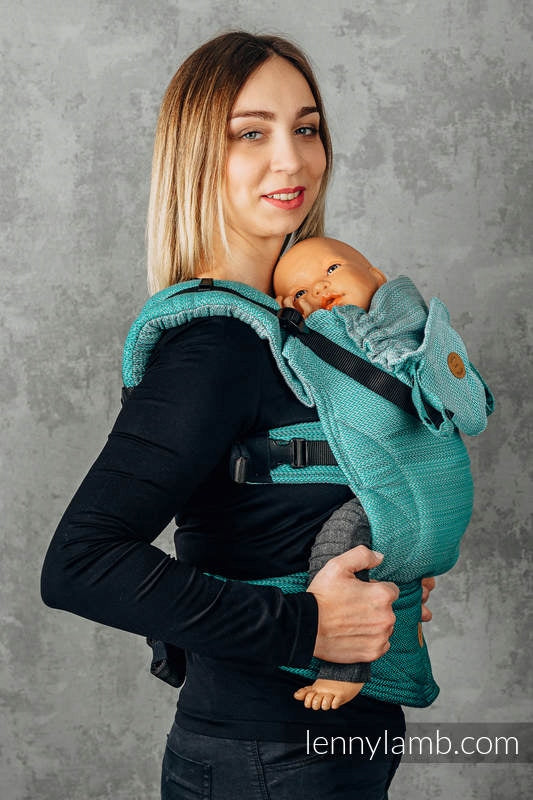 Ergonomic Carrier LennyGo,100% cotton r. Baby - OMBRE GREEN EAN (GTIN) 5907557759755