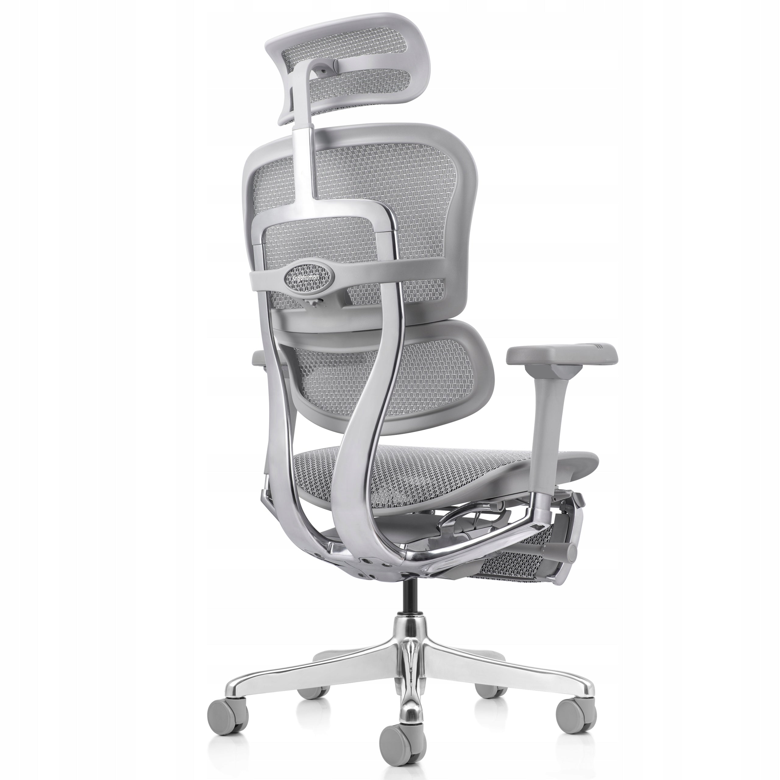 Ergonomic Office Chair Set with Footrest Ergohuman 2 Elite Grey Manufacturer code Ergohuman 2 Elite GS Grey + Legrest