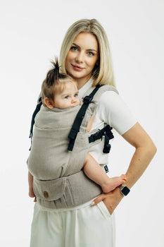 Ergonomic adjustable carrier - LennyUpGrade Pro: Peanut Butter