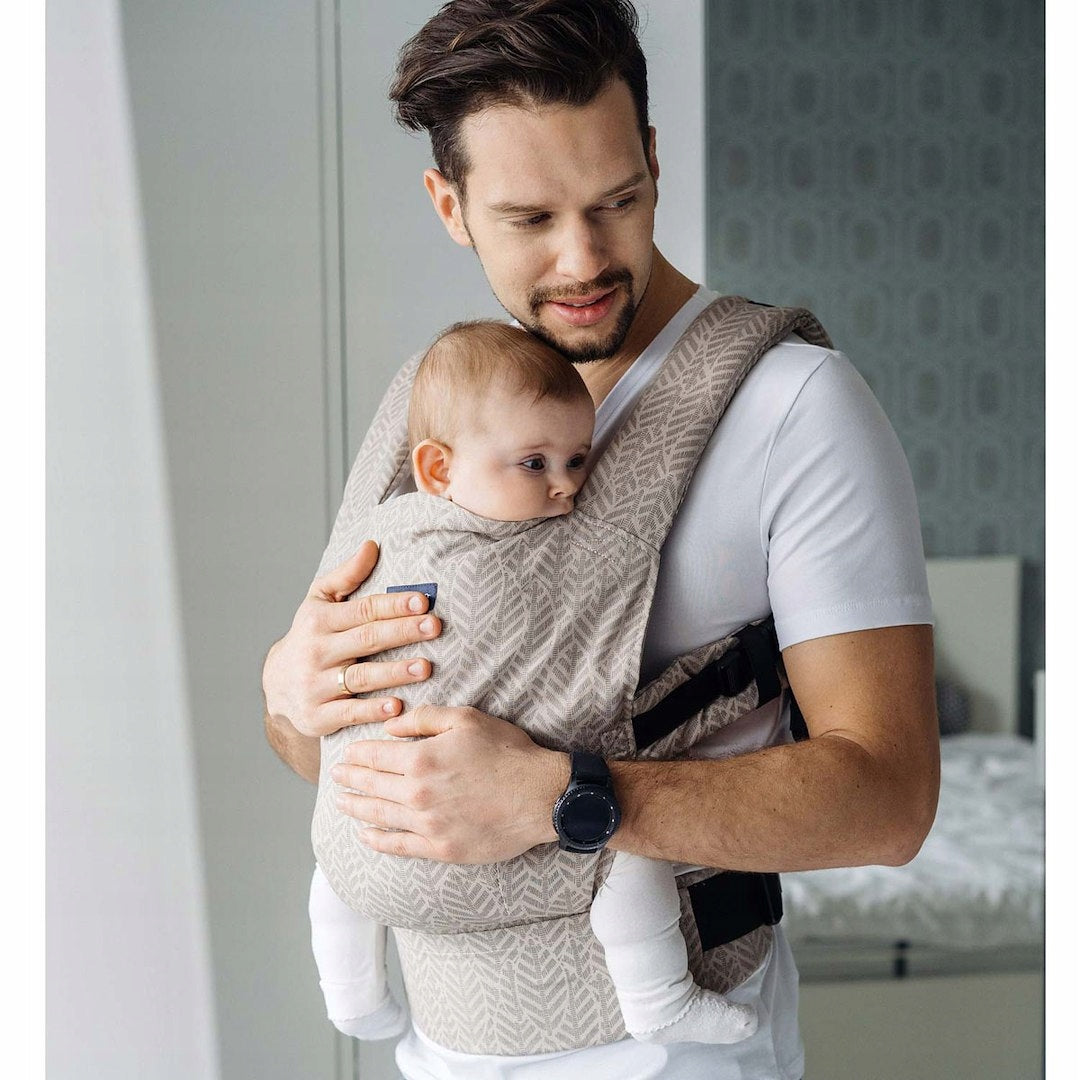 Ergonomic carrier City Zaffiro Leaves beige Brand Zaffiro
