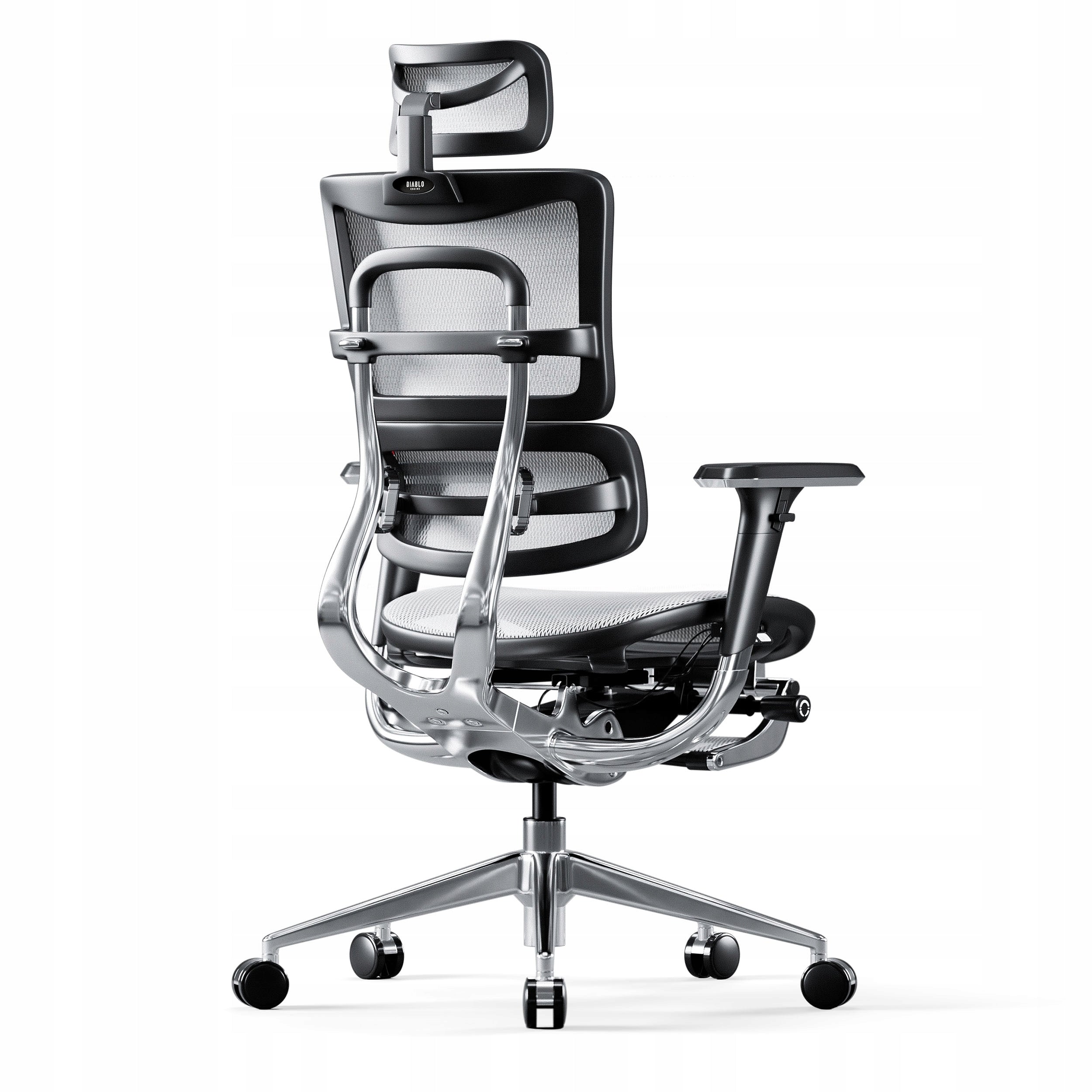 Ergonomic chair DIABLO V-MASTER: black and white Brand Diablo Chairs