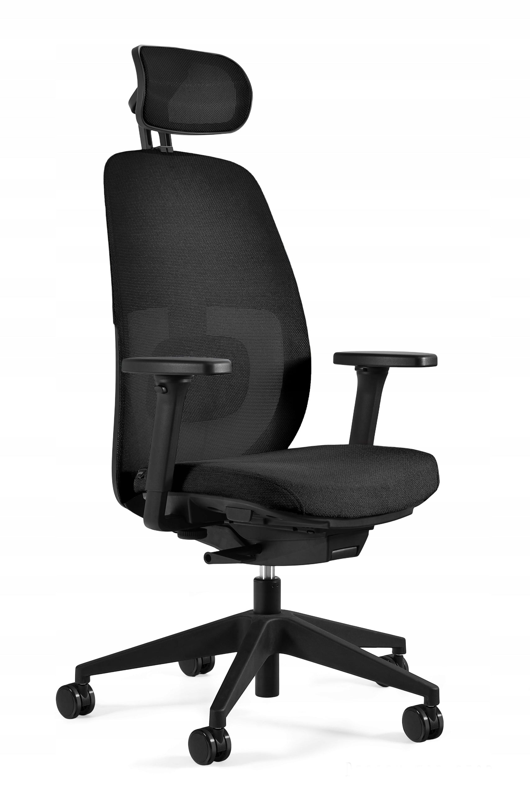 Ergonomic chair POPFIT black Unique ROTATING OFFICE fabric / mesh