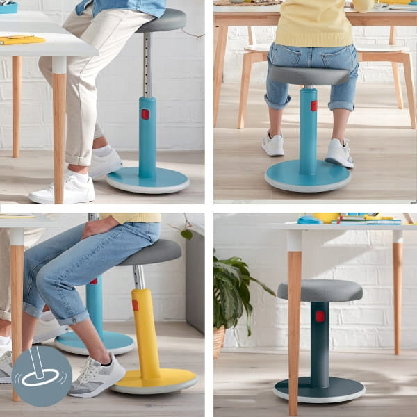 Ergonomic side stool Leitz Ergo Cosy Active 2-in-1 GREY Brand Leitz
