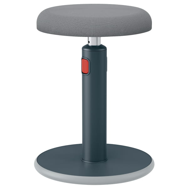 Ergonomic side stool Leitz Ergo Cosy Active 2-in-1 GREY