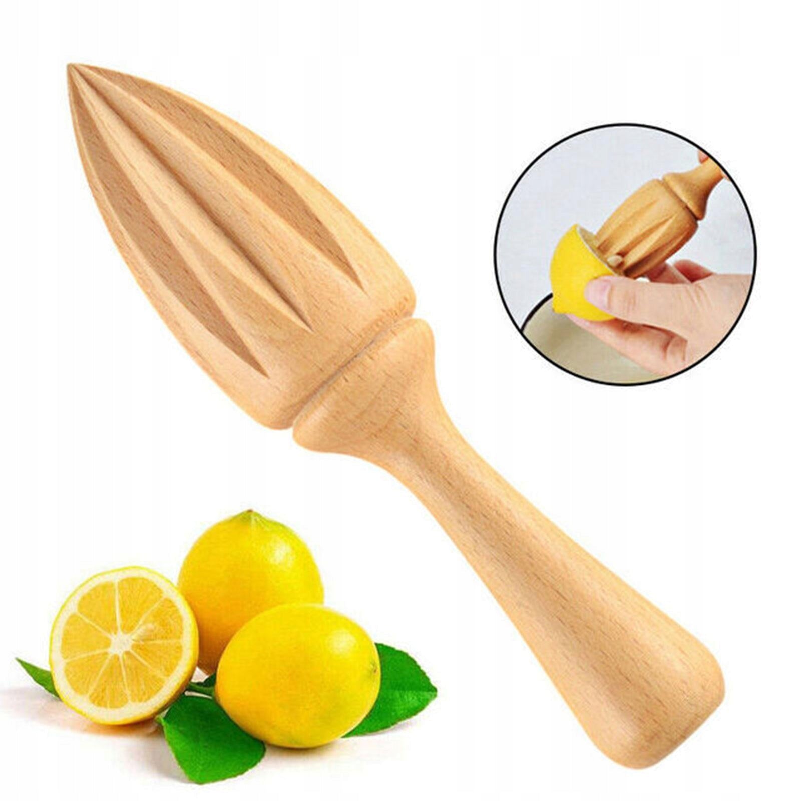 Ergonomically Manual Juice Squeezer Beechwood Fruit Durable Citrus for Bar Brand no brand