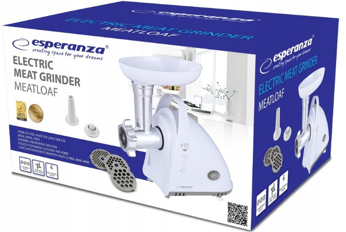 Esperanza Meatloaf EKM031 ELECTRIC MEAT GRINDER Power rating 1 W