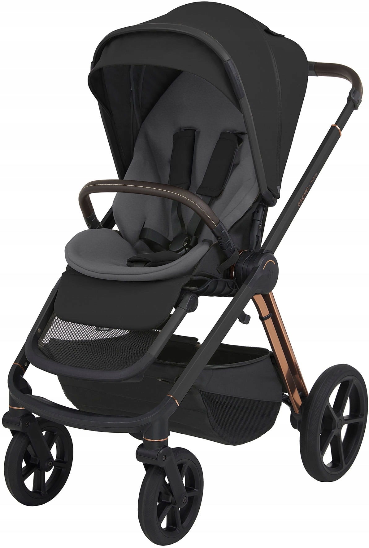 Espiro Miloo - multifunctional stroller, 2in1 set with 3in1 option Manufacturer code MILOO 2w1 210 diamond black