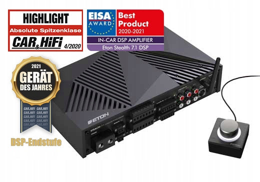 Eton Stealth 7.1 HiRES WiFi DSP Amplifier 5x100W + 2x180W RMS for BMW Mercedes Audi