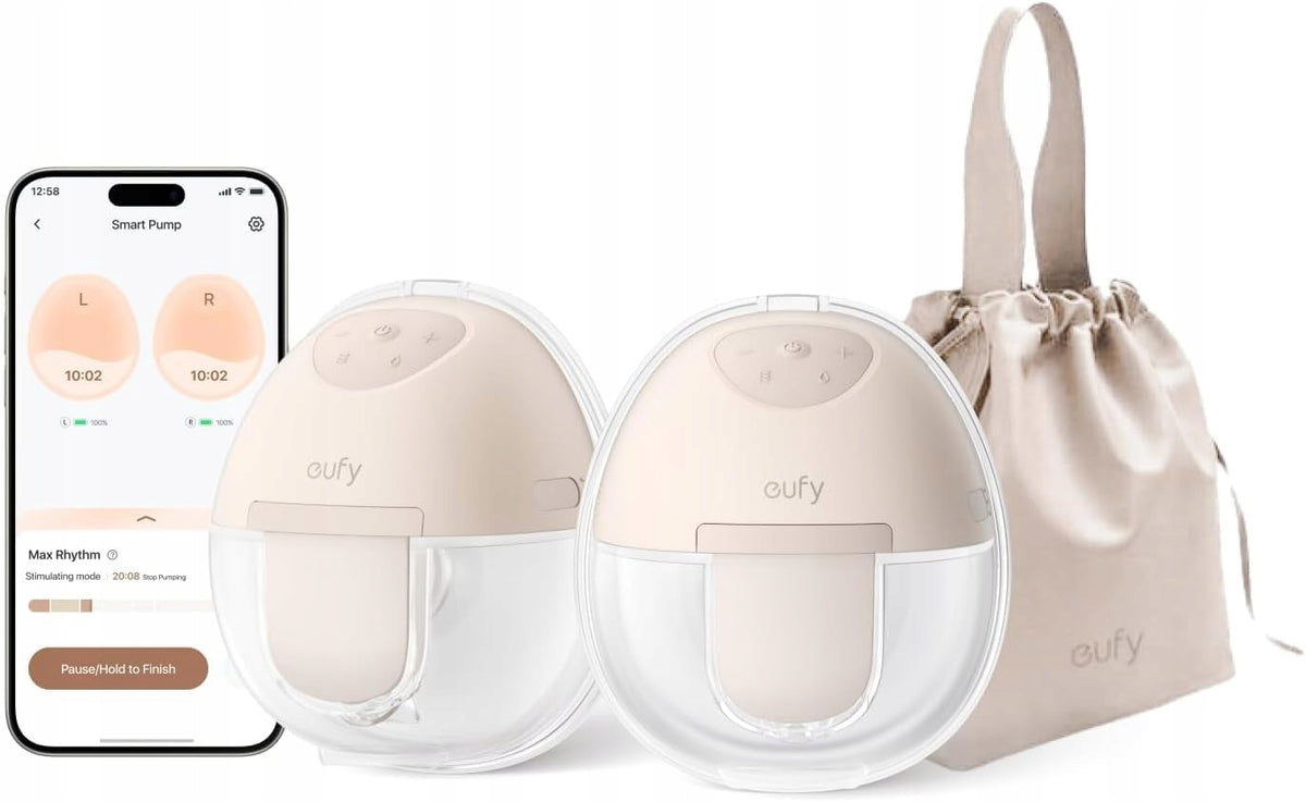 Eufy Electric Breast Pump E10 – Quiet, Touchless, Mobile