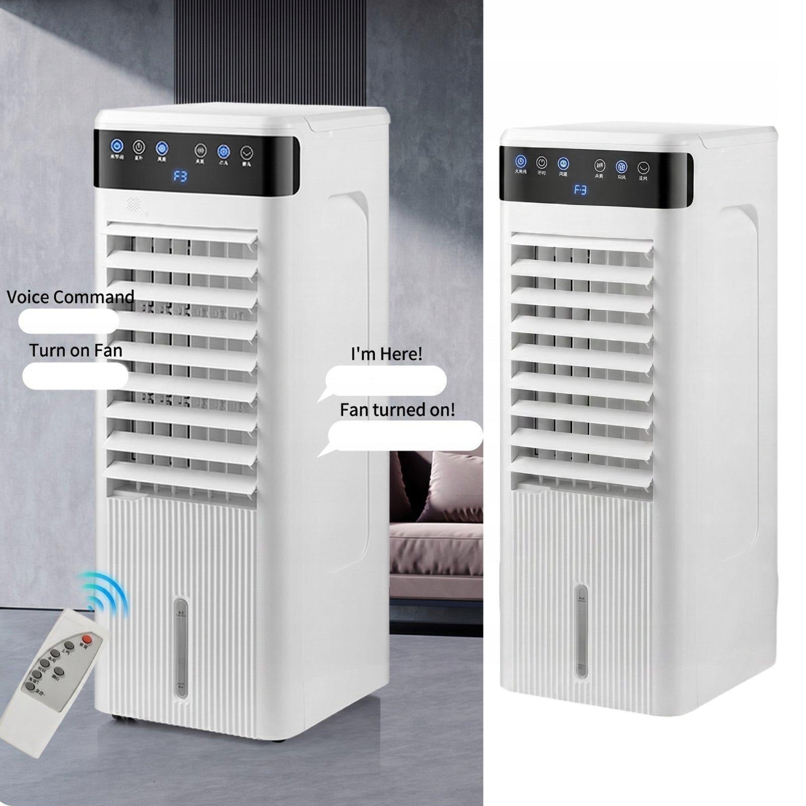 Evaporative Air Cooler Compact Portable 46dB Easy Clean Quiet Fan Cooling 3 Medical device no