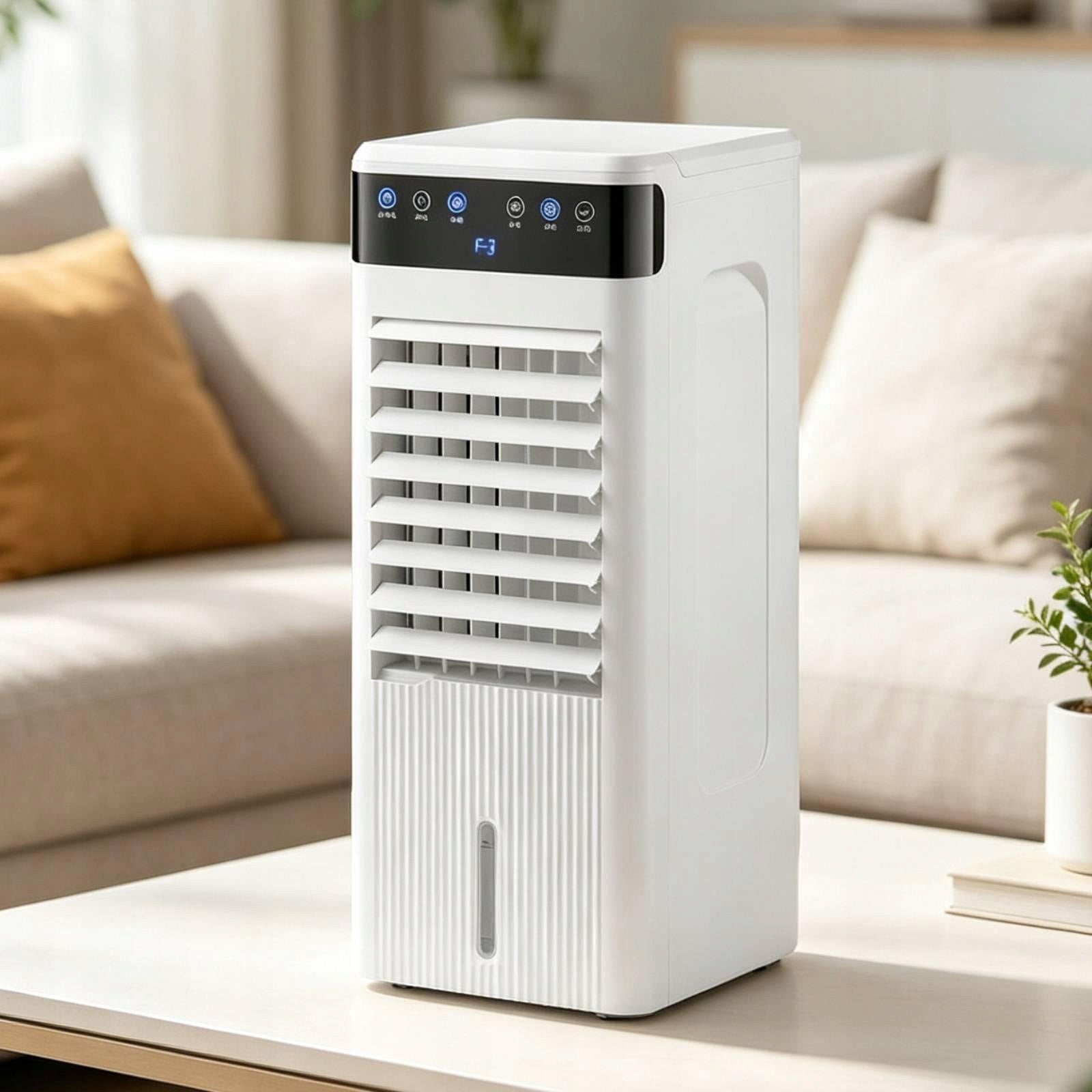 Evaporative Air Cooler Compact Portable 46dB Easy Clean Quiet Fan Cooling 3