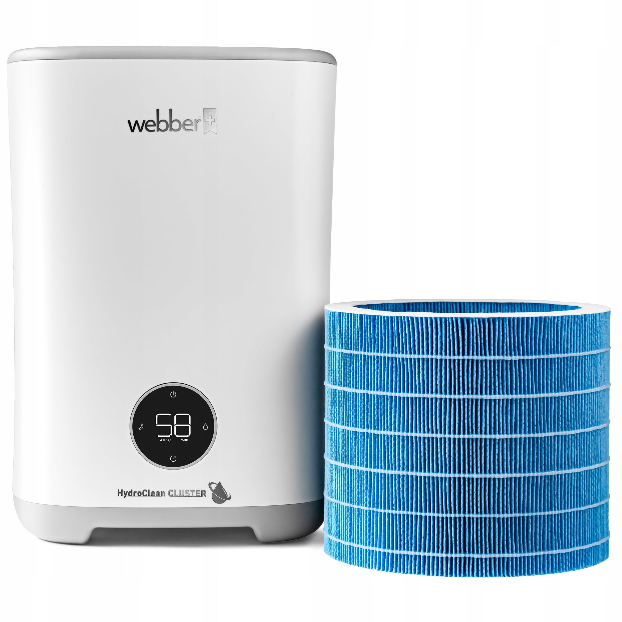 Evaporative humidifier Webber HH3002 30m² ionization 3L 300 ml/h SilverNano