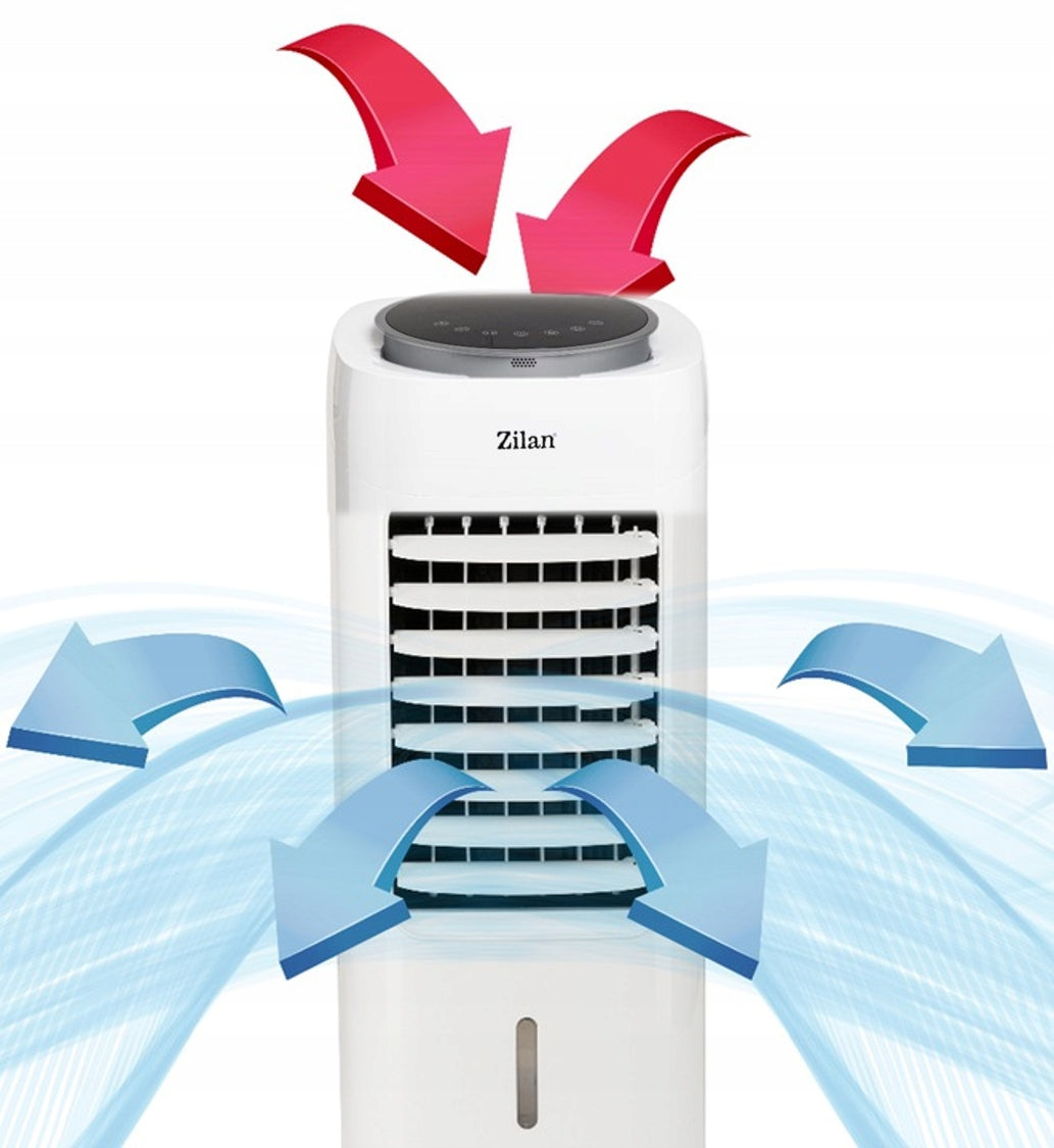 Evaporative water air conditioner Zilan Alaska Zone 7L 65W with remote control Manufacturer code ZLN1314