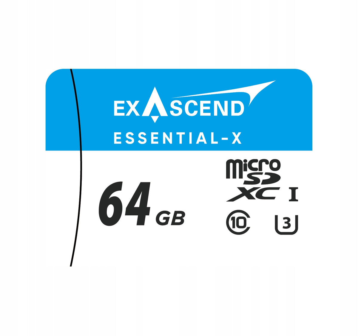 Exascend Essential-X micro SD 64GB memory card
