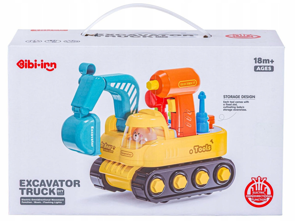 Excavator for Unscrewing and Twisting Rides Twists + Screwdriver Tools Packaging status original