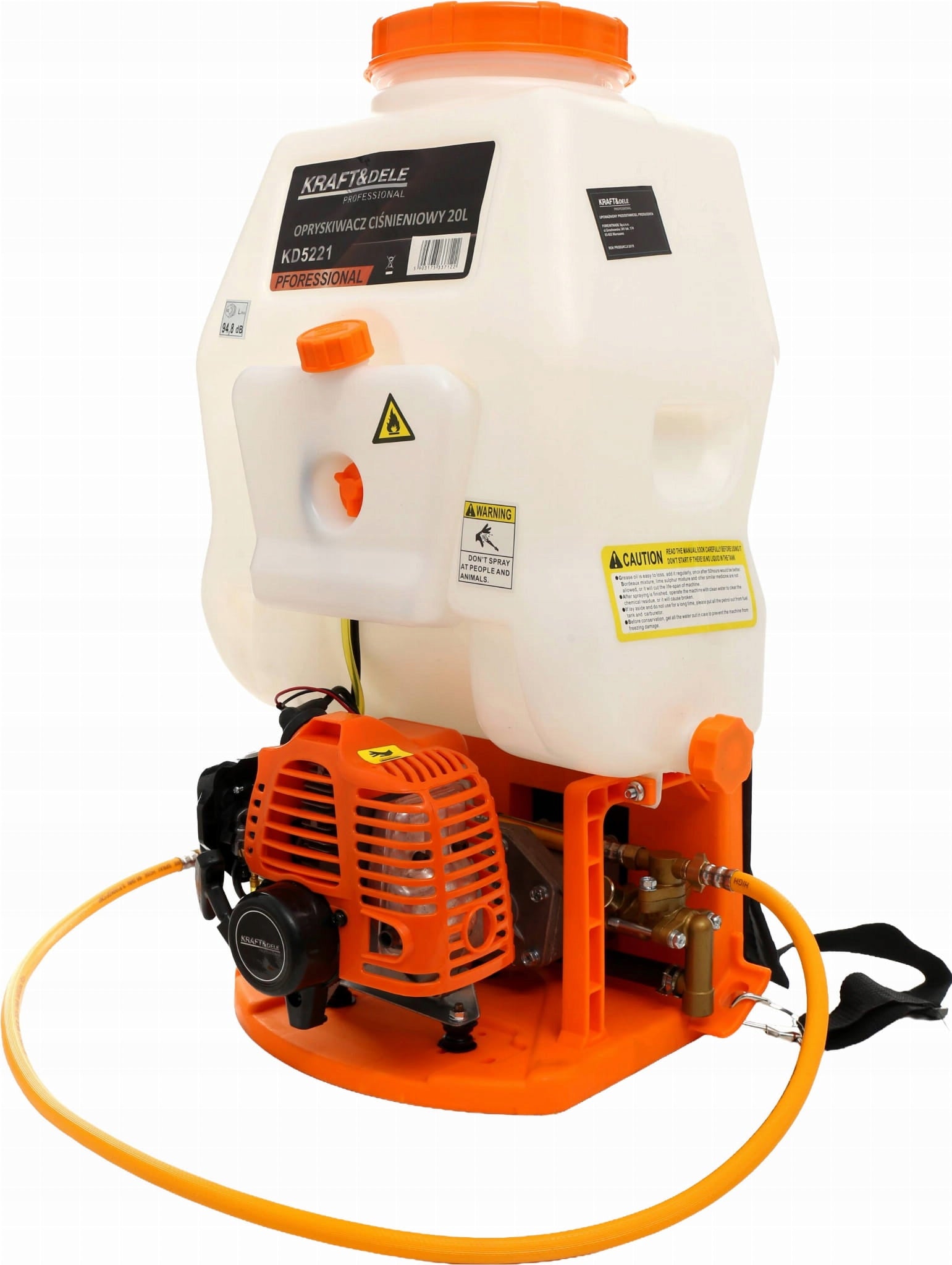 Exhaust Gas Pressure Garden Sprayer 20L 7,1 l/min 2-stroke Brand no brand