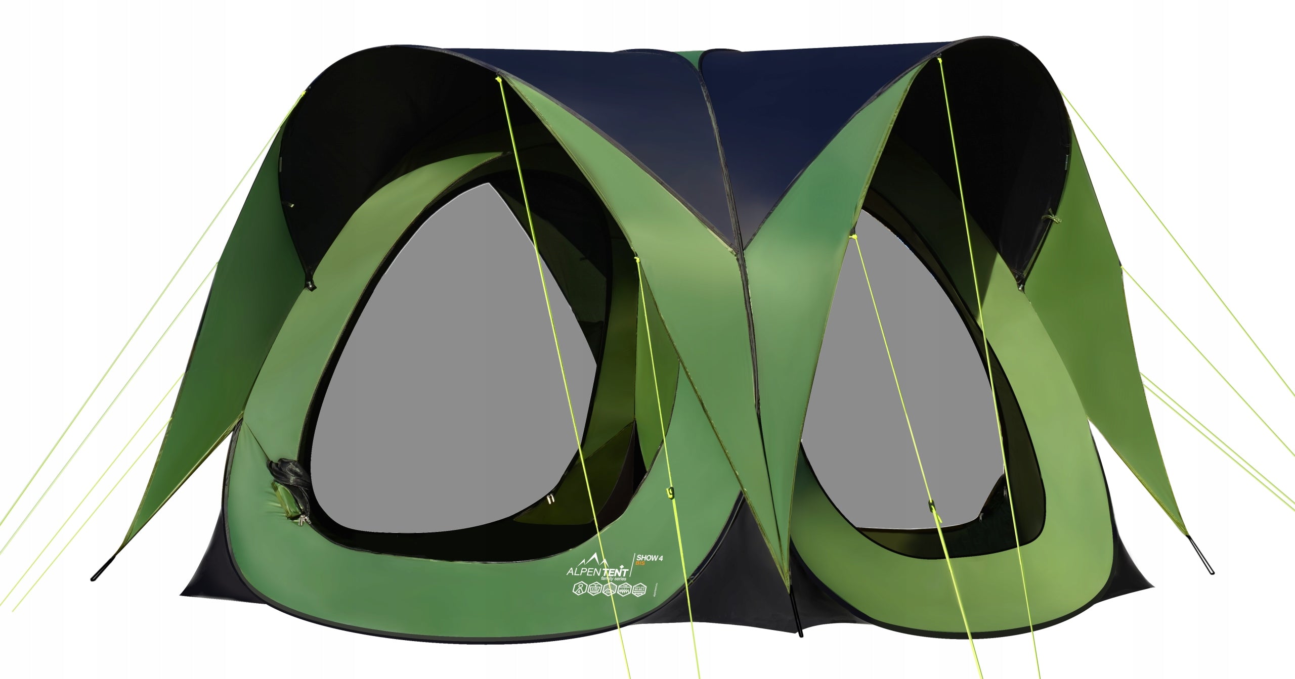 Exhibition Tent 4-Person Self-Assembly POP-UP AlpenTent Show 4 BIS EAN (GTIN) 5905575038142