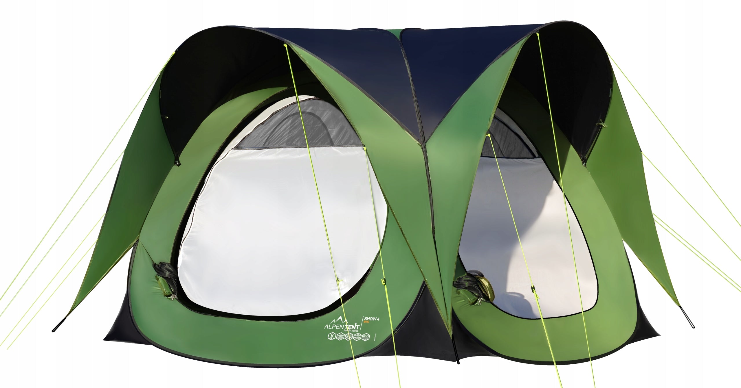 Exhibition Tent 4-Person Self-Assembly POP-UP AlpenTent Show 4 BIS Model Show 4