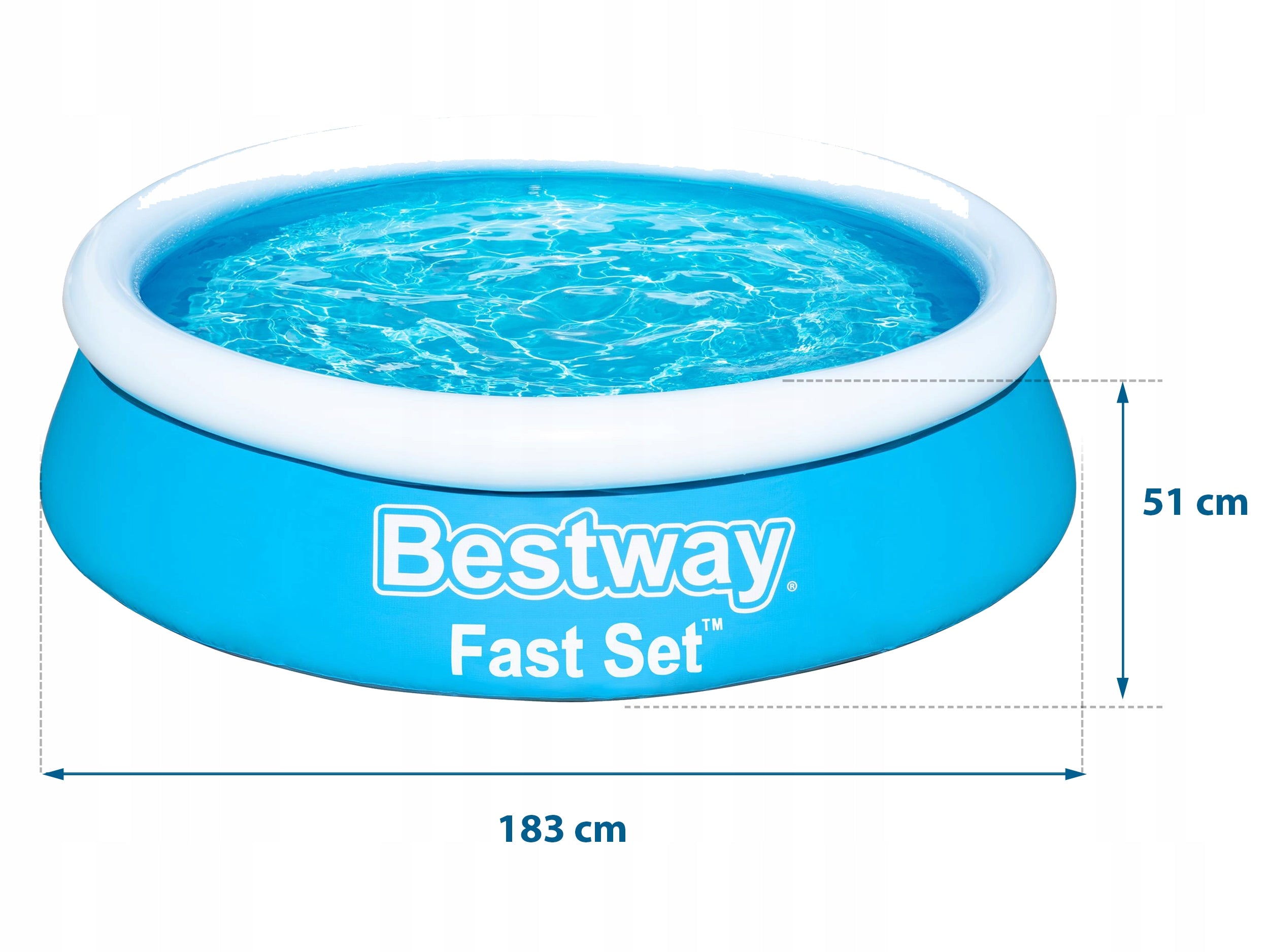 Expansion garden pool 183 x 51 cm Bestway 57392 Brand Bestway