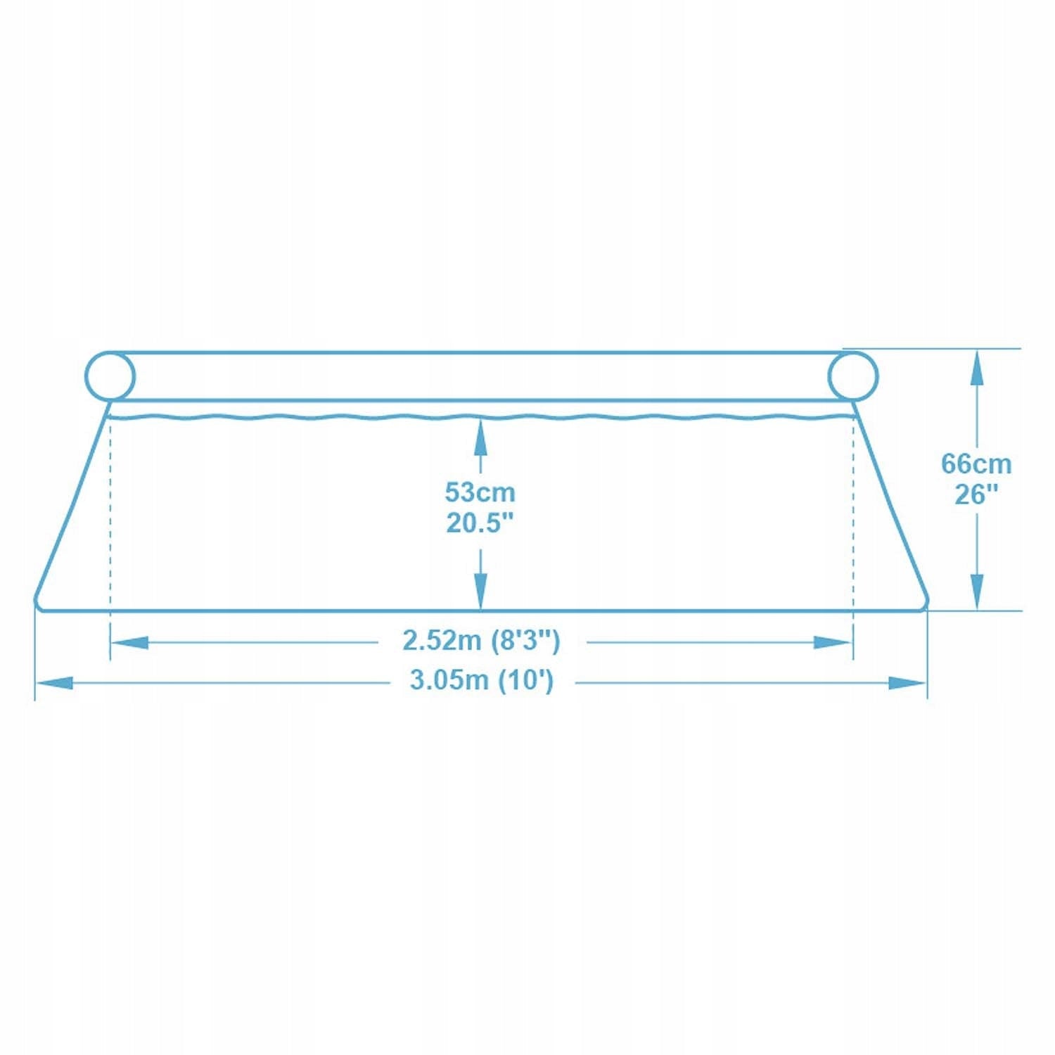 Expansion garden pool 305 x 66 cm Bestway 57456 Brand Bestway