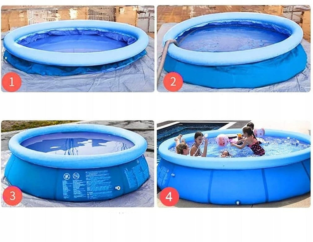 Expansion pool round set Happy People 420 x 84 cm Kind tension