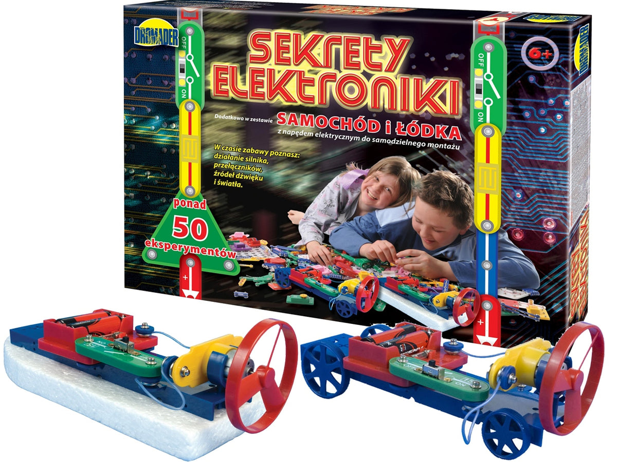 Experimental kit Dromader small electronics car and boat 6+