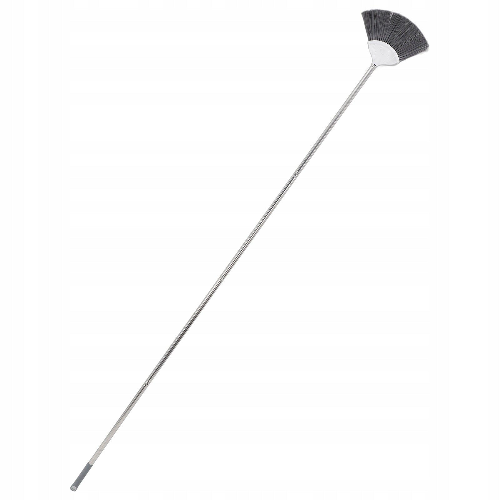 Extendable Dark Grey Duster with Telescopic Pole for Spider Web Removal