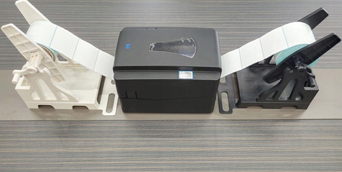 External Label Feeder with Crank Dispenser Winder Decoiler Dispenser Packaging status original