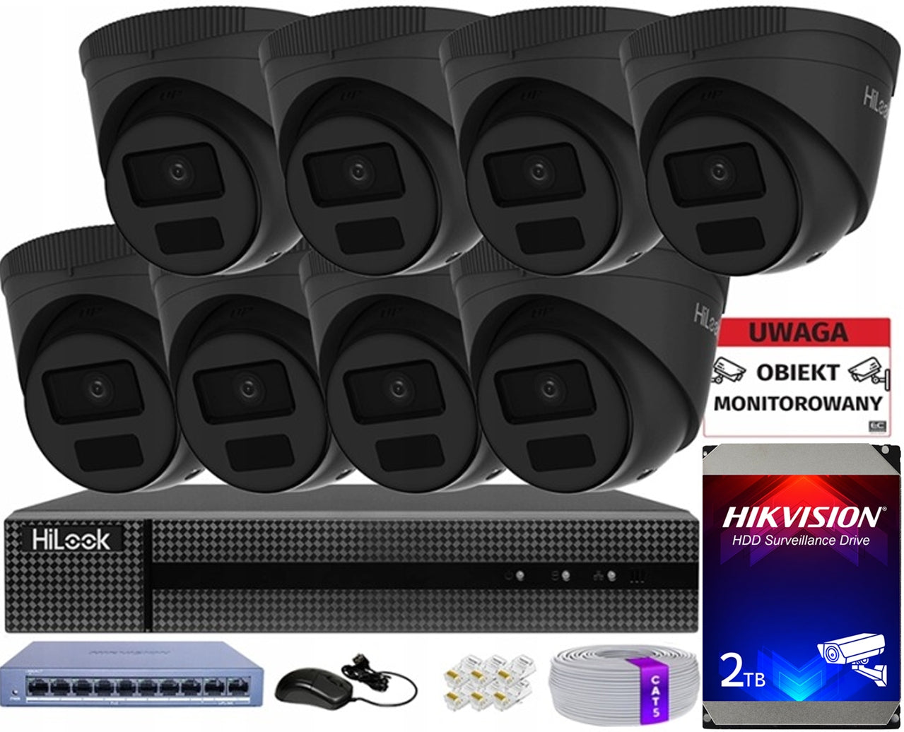 External Monitoring 8 IP Cameras 4MPx HiLook by Hikvision App Preview