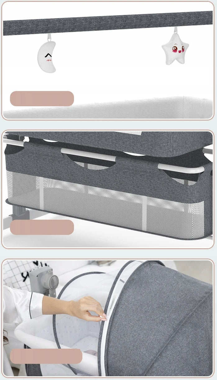 Extra Bed Rocking Infant Tourist 3in1 Mattress Adjustable Manufacturer code Dostawka Do Łóżeczka Kołysane Niemowlęce