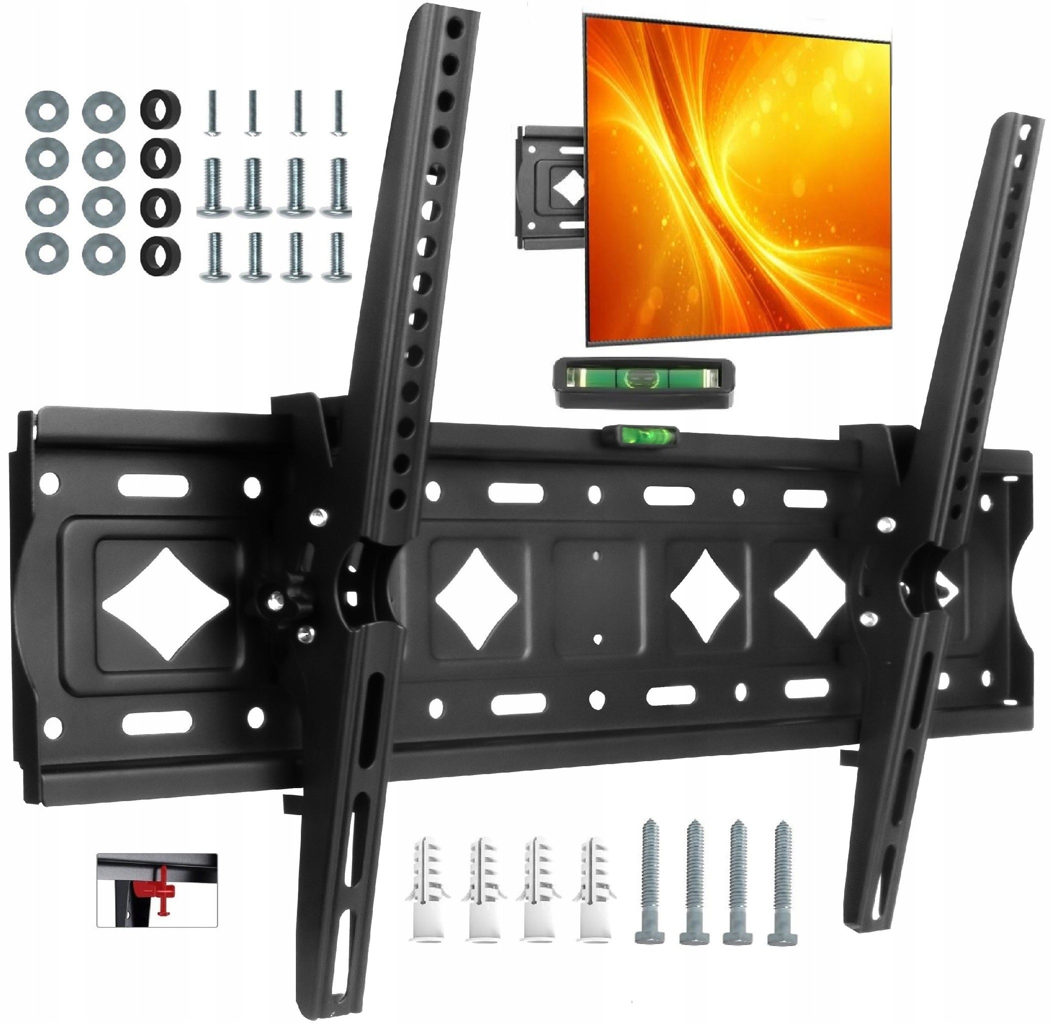 Extra Strong TV Mount 43-90 Inch 80kg TV Hanger Slope Top Down