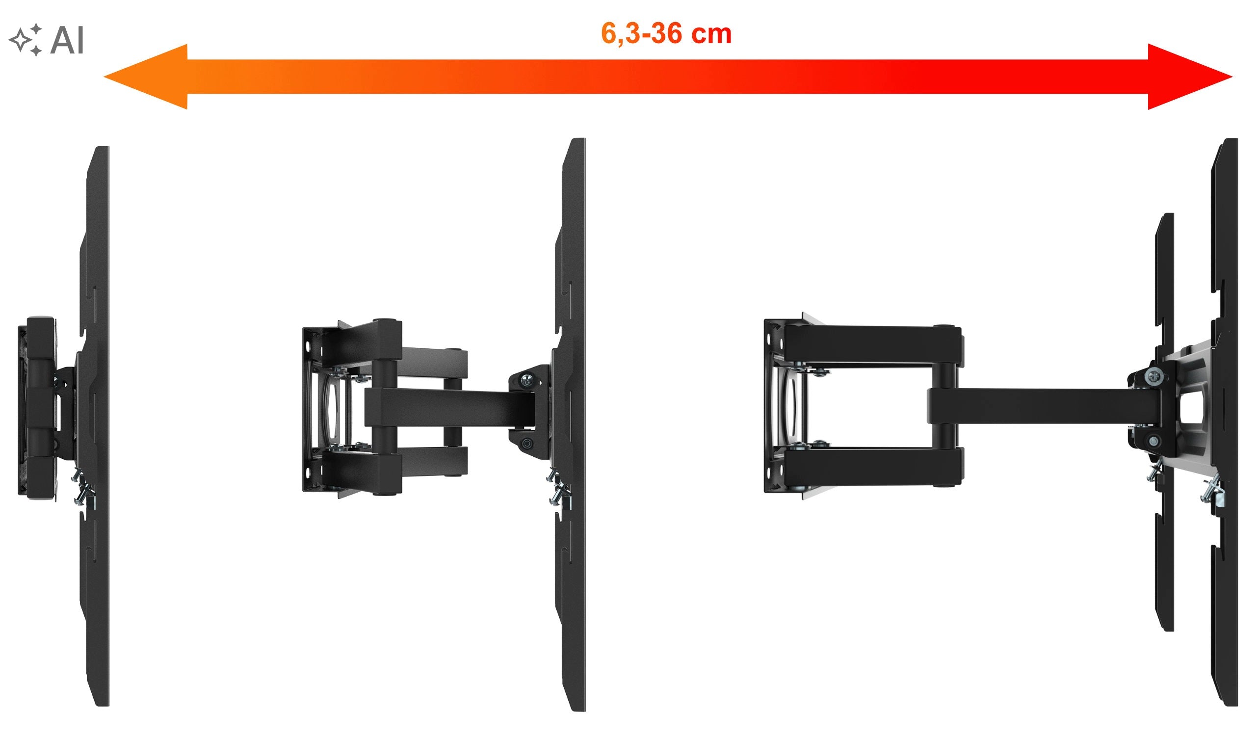 Extra Strong Wall Mount for TV 32-70 Inches Rotating TV Hanger Manufacturer code VX-505 Wieszak TV Uchwyt scienny do TV