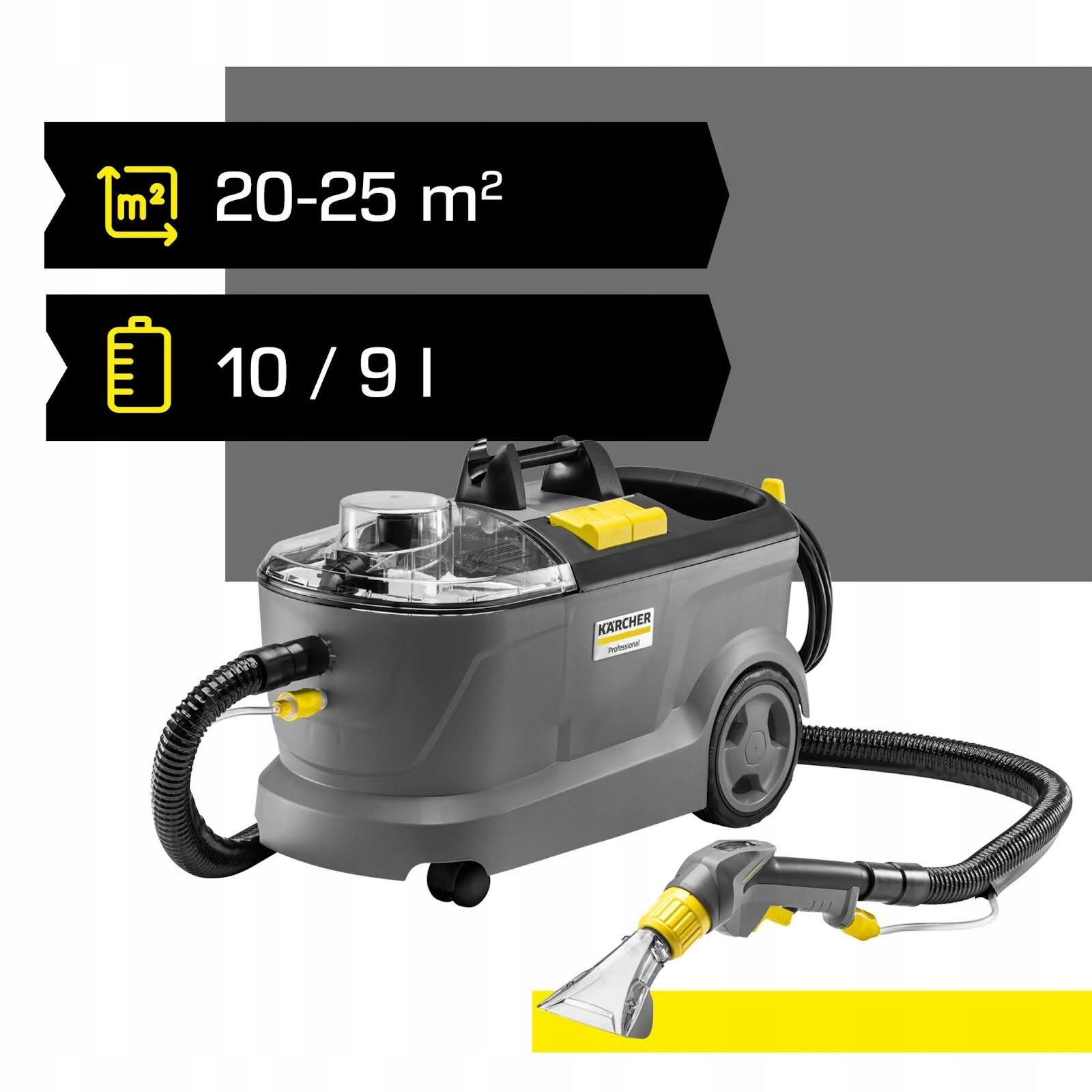 Extraction device, washing vacuum cleaner Karcher Puzzi 10/1 for upholstery Manufacturer code 1.100-138.0