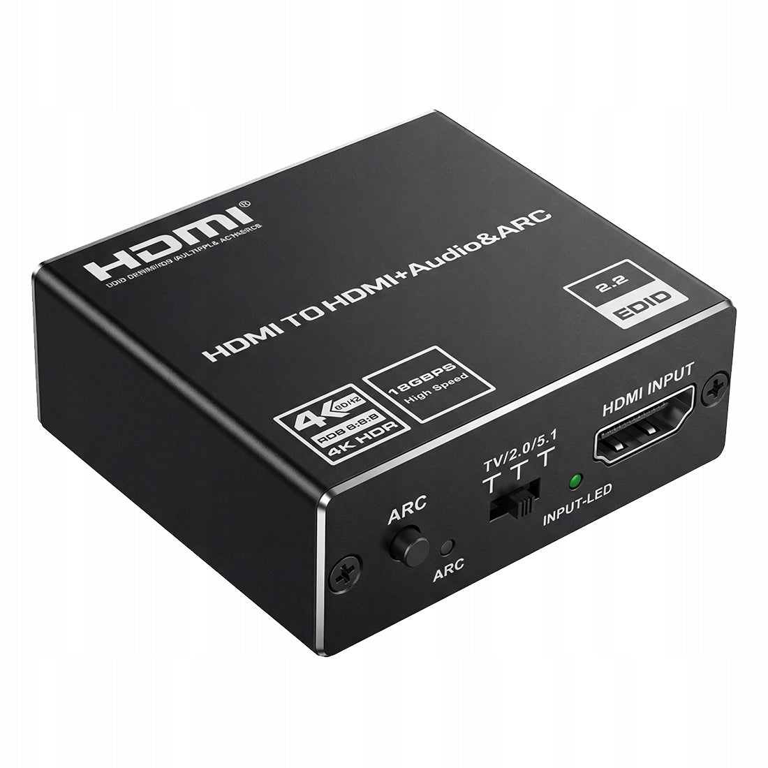 Extractor HDMI-HDMI Audio Converter SPDIF / Jack 3.5 ARC Extractor Manufacturer code HDCEXTR06