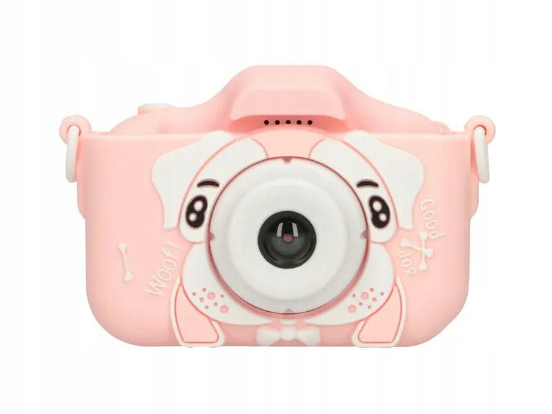 Extralink Kids Camera H28 Dual Pink – Selfie 1080p Kids Camera