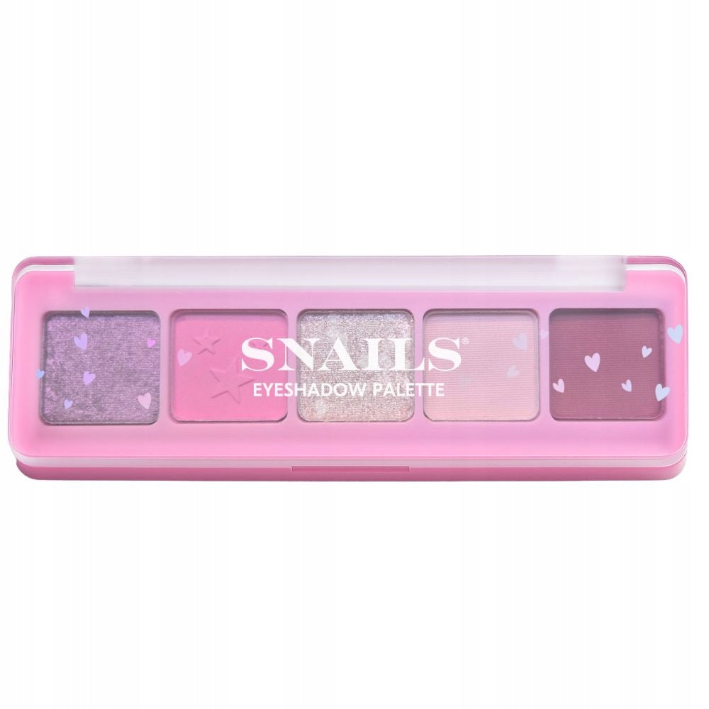Eye shadow palette for children Snails - Pink 5 colors