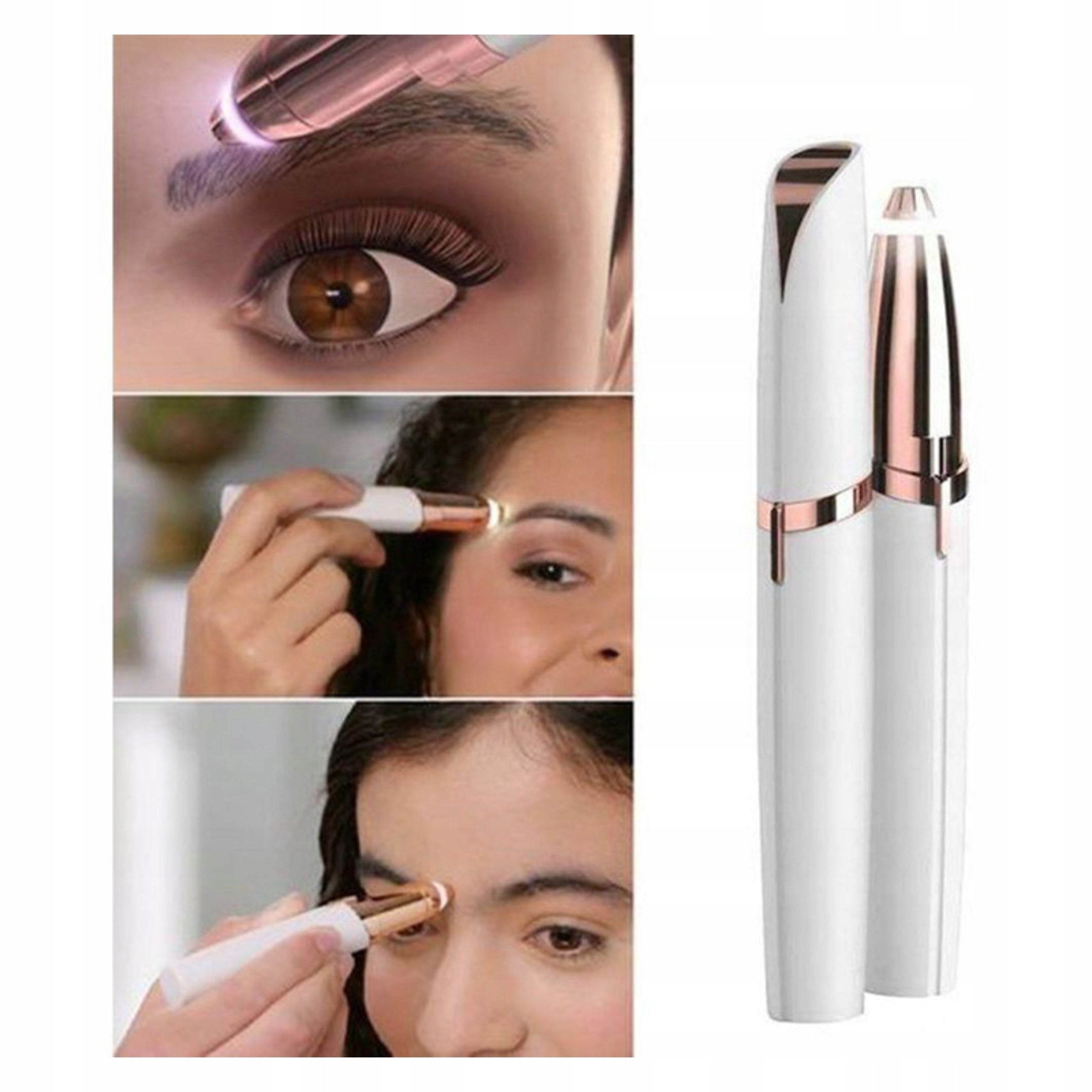 Eyebrow Epilator Female Precision Face Trimmer LED Machine Powerful Product width 2.5 cm