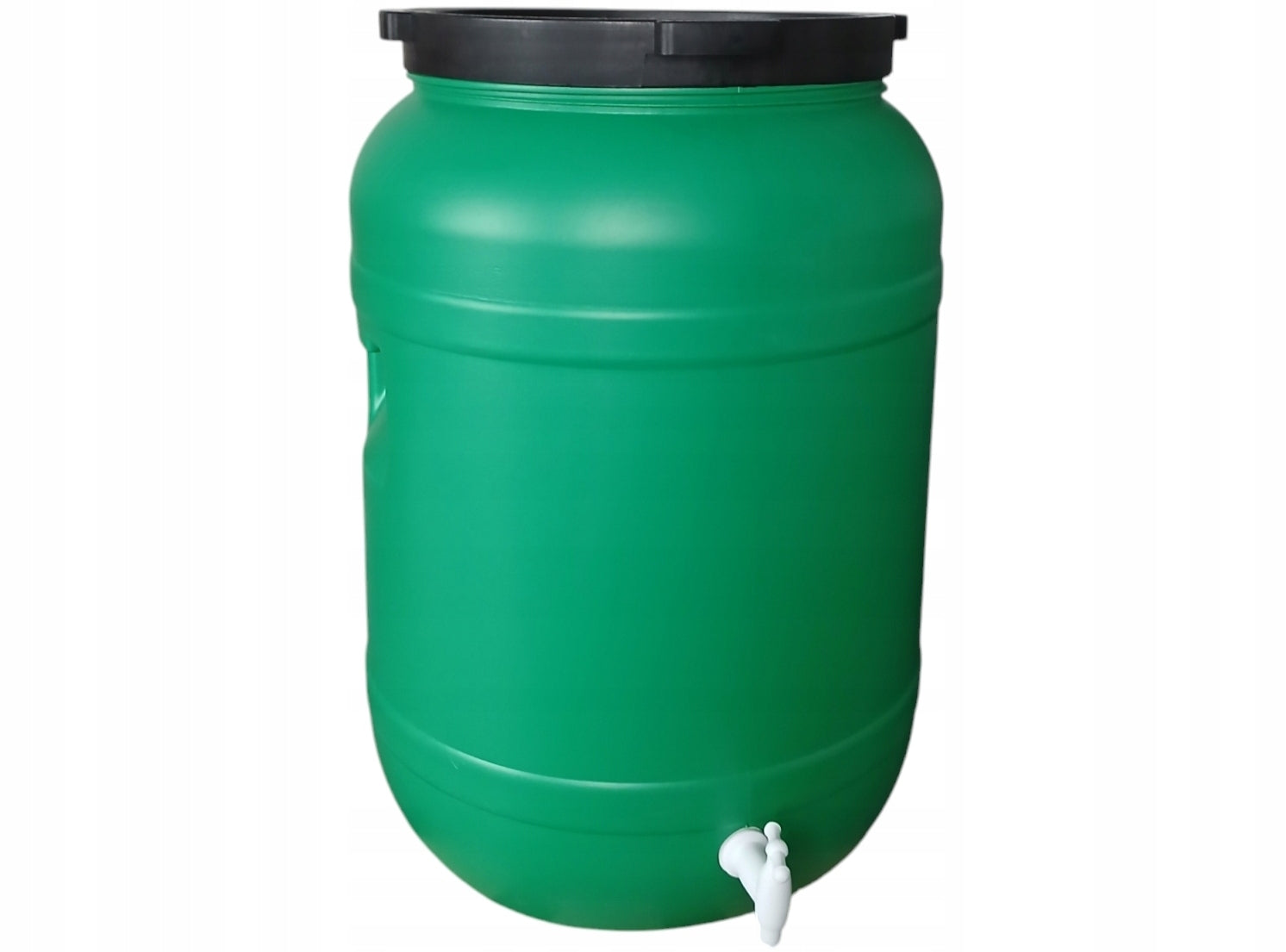 F&R 80L PLASTIC BARREL WITH TAP FOR RAINWATER AND STORAGE