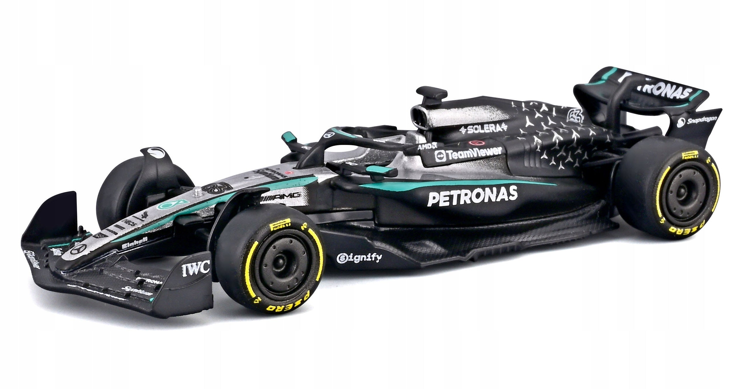 F1 CAR Mercedes AMG W16 2025 George Russell 1:64 BBURAGO 18-58002
