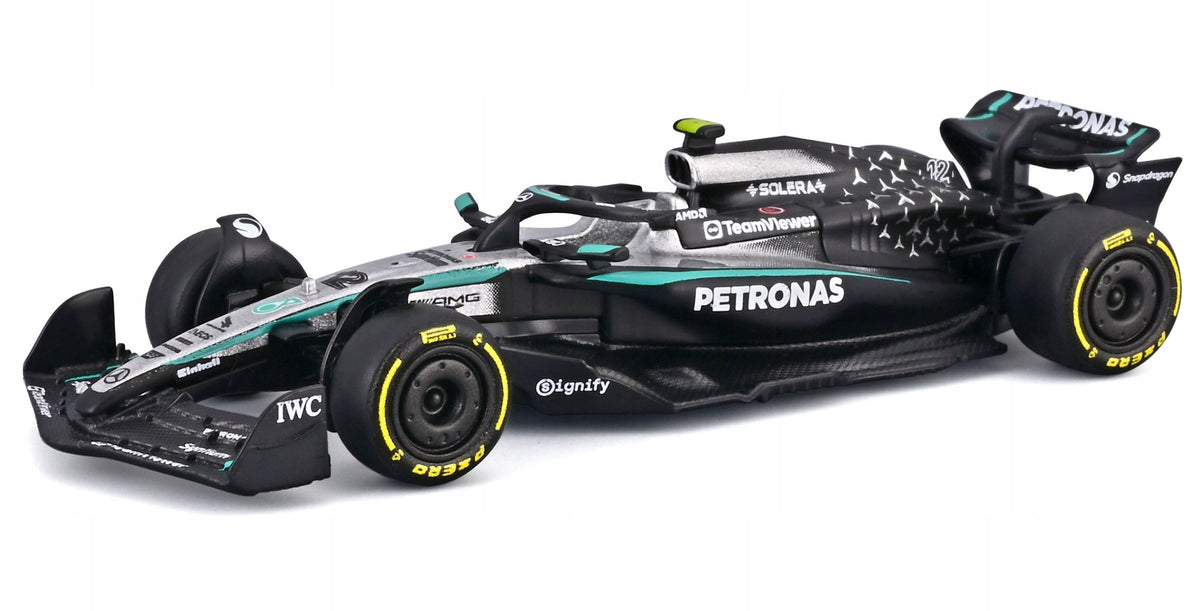 F1 Mercedes AMG W16 2025 Kimi Antonelli 1:64 BBURAGO 18-58002 Brand Bburago