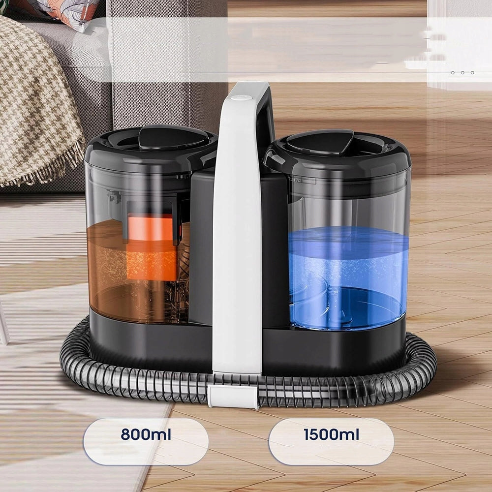 FABRIC CLEANING MACHINE 1500+800ML WITH 2 HEADS FOR SOFA BED CARPETS Brand no brand