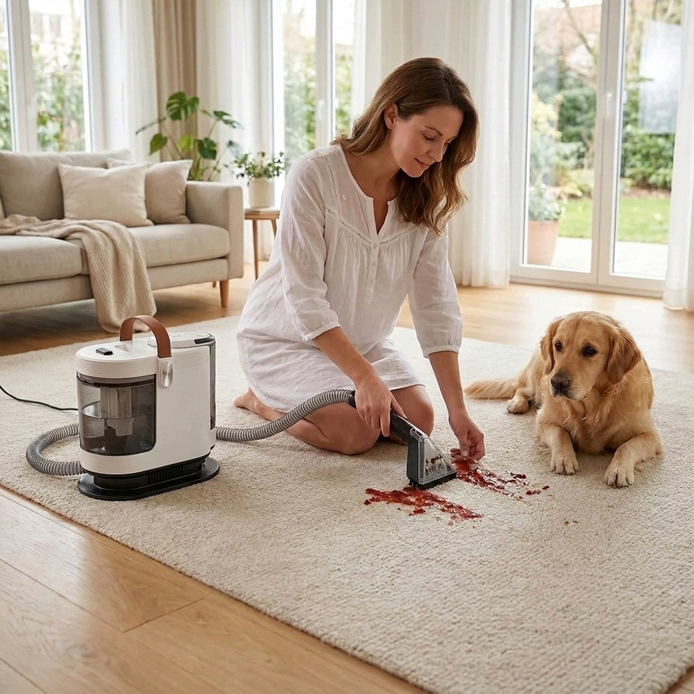 FABRIC CLEANING MACHINE TWO WASHING HEADS SELF-CLEANING HITCH Brand no brand