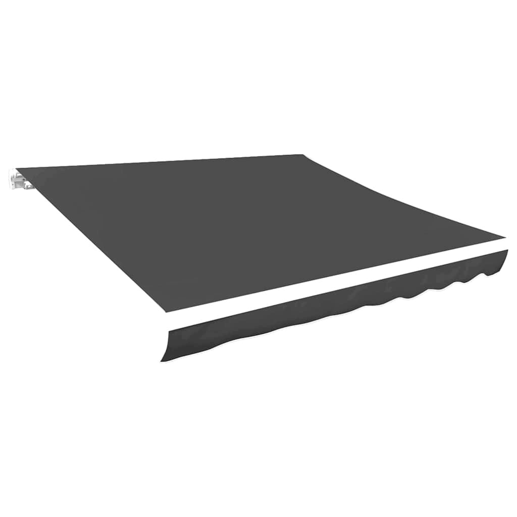 FABRIC FOR AWNING MATERIAL REPLACEMENT PLATING UV RESISTANT ANTHRACITE 300x250cm Packaging status original
