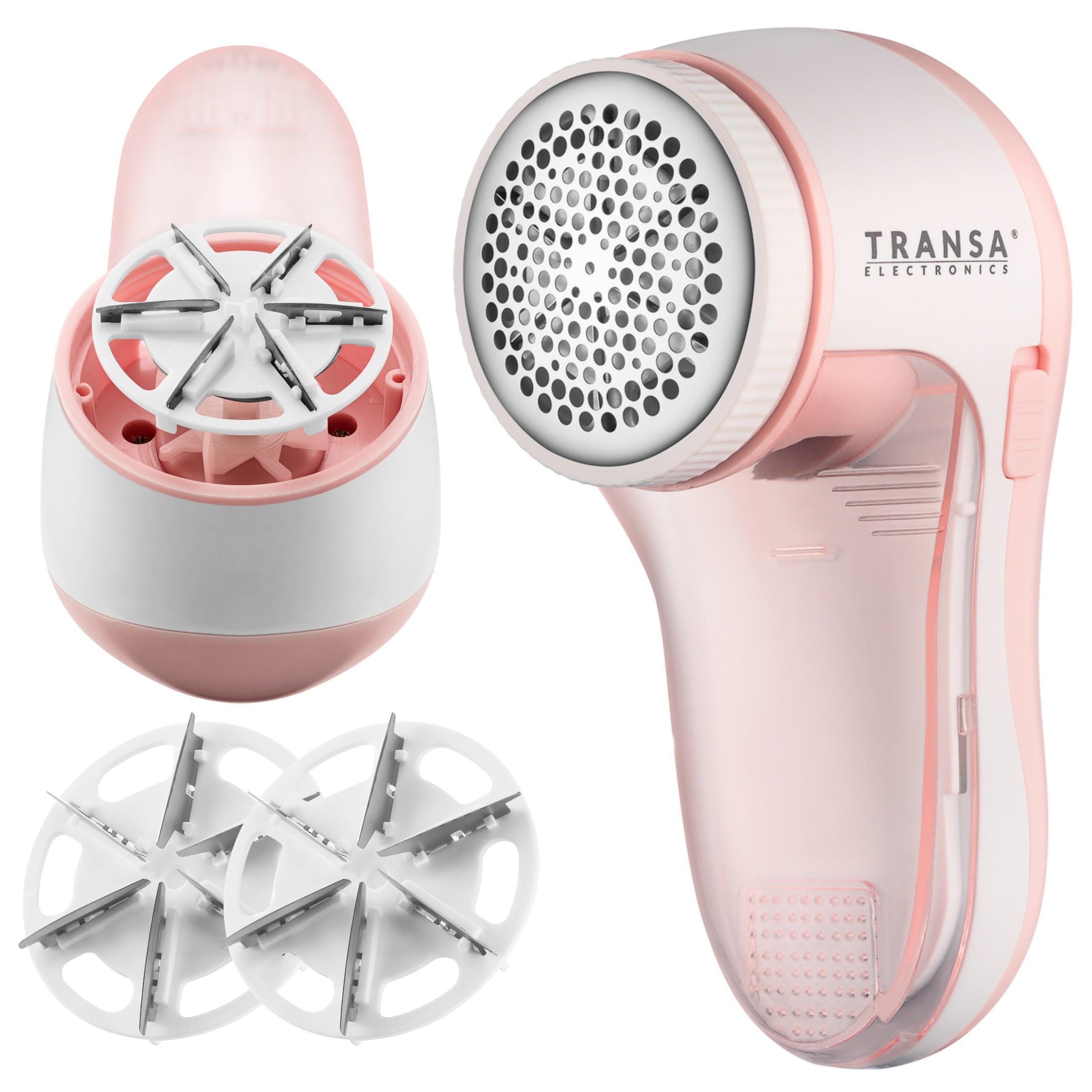 FABRIC SWEATER SHAVER Wireless Pink USB 8W 2 x BLADES