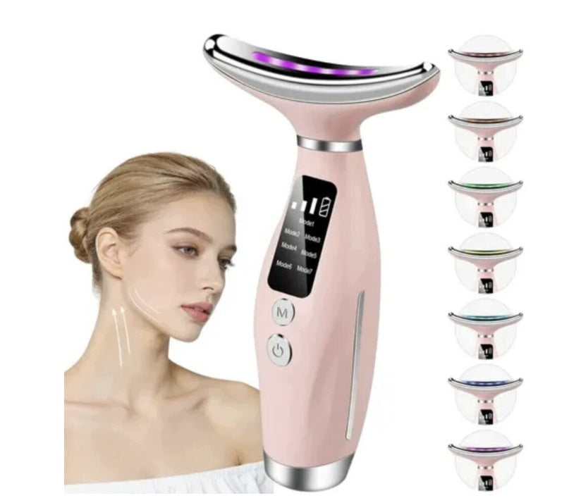 FACE AND NECK MASSAGER LIFTING FIRMING Face Lifting EMS Light