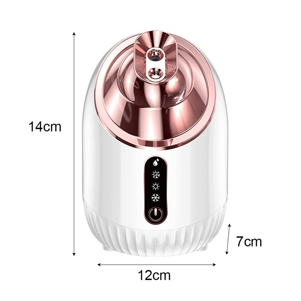 FACE HUMIDIFIER 3IN1 WATER MIST NANO SPRAY STEAM SAUNA 240ML PINK Brand no brand