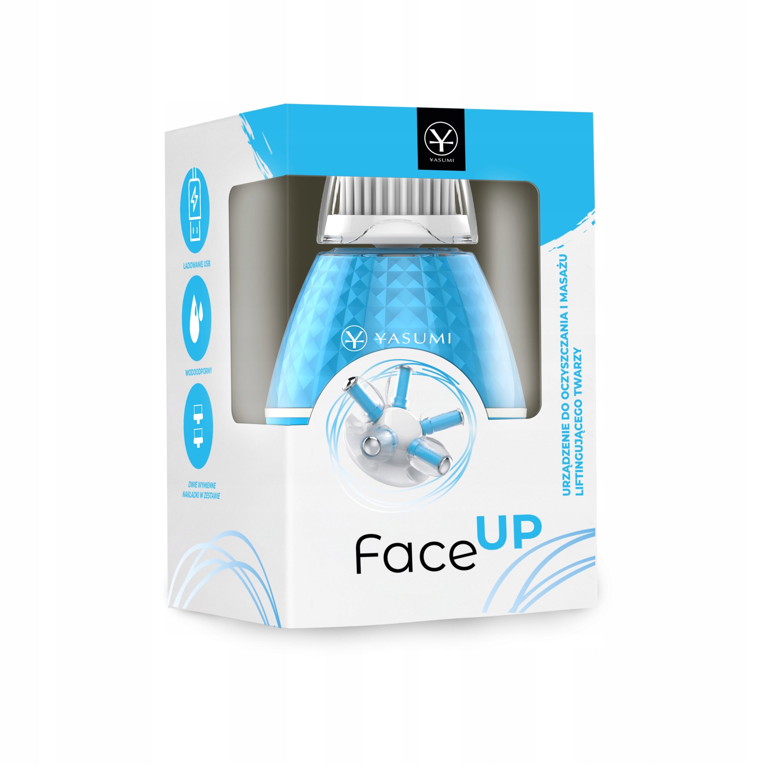 FACIAL BRUSH CLEANSING MASSAGE CARE Brand Yasumi